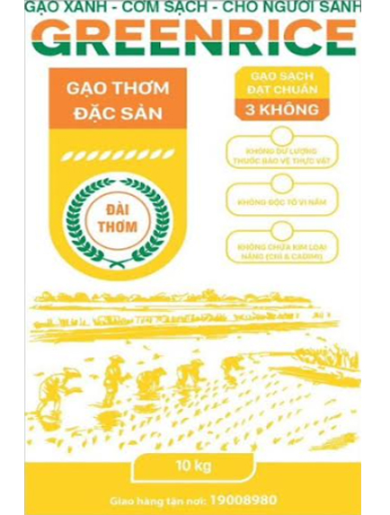 Đài Thơm , BC, Min, tấm chính hãng (5kg)